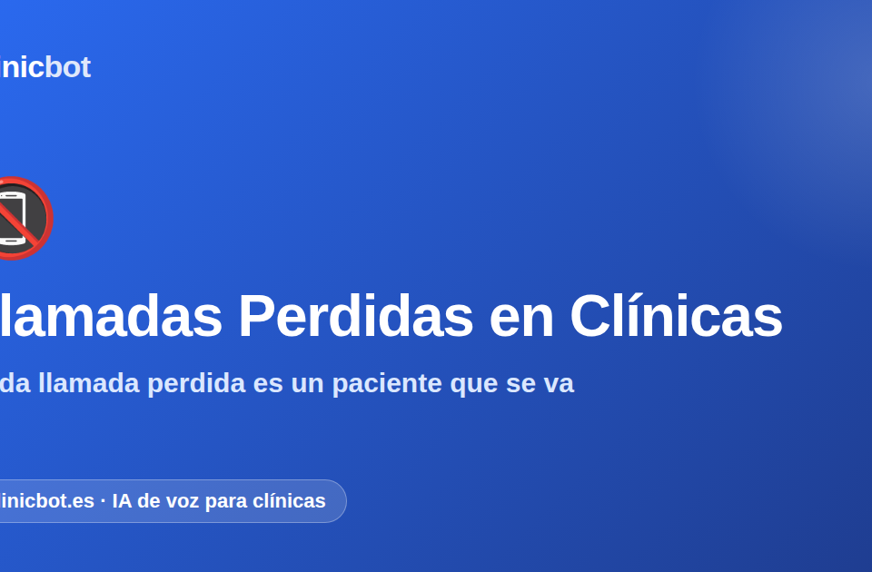 Clinicbot — Llamadas